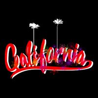 Cool California Script Logo Impact Tech Backpack