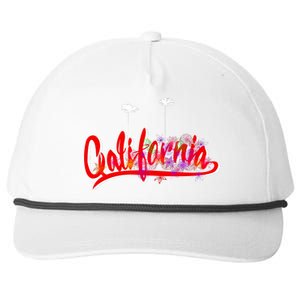 Cool California Script Logo Snapback Five-Panel Rope Hat