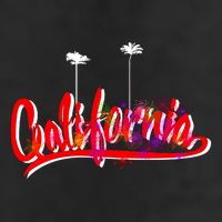 Cool California Script Logo Adult Drive Performance Visor