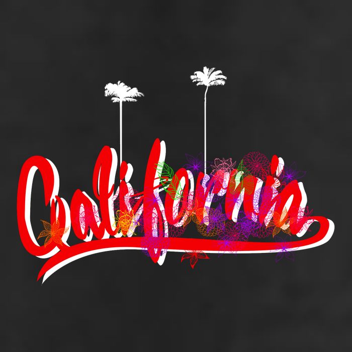 Cool California Script Logo Adult Drive Performance Visor