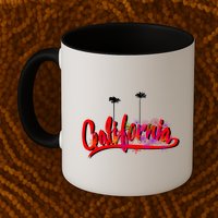 Cool California Script Logo Mug
