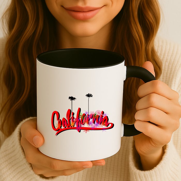 Cool California Script Logo Mug