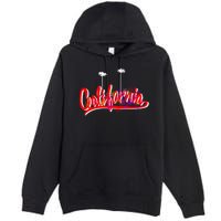 Cool California Script Logo Premium Pullover Hoodie