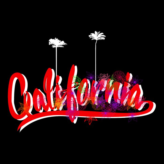 Cool California Script Logo Baby Bodysuit
