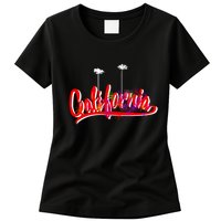 Cool California Script Logo Womens T-Shirt