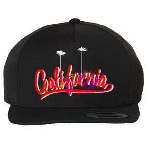 Cool California Script Logo Wool Snapback Cap