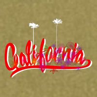Cool California Script Logo Garment-Dyed Women's Muscle Tee