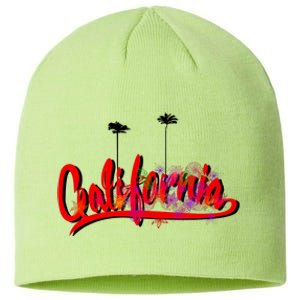 Cool California Script Logo Sustainable Beanie