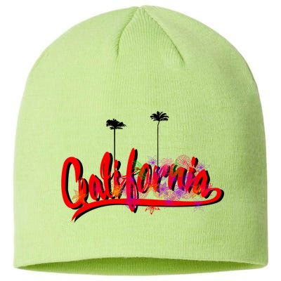 Cool California Script Logo Sustainable Beanie