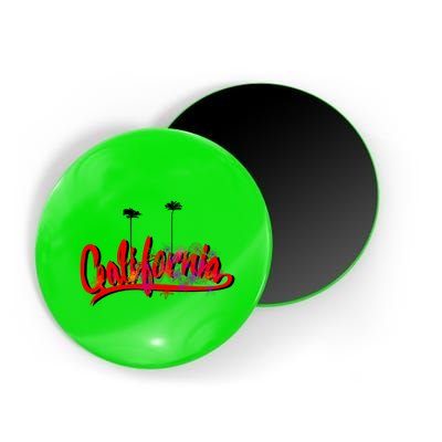 Cool California Script Logo Magnet
