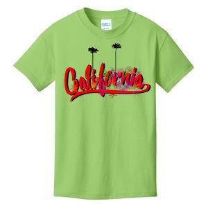 Cool California Script Logo Kids T-Shirt