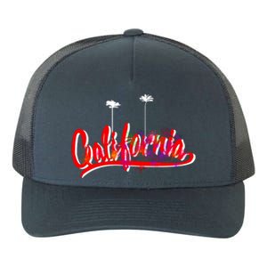 Cool California Script Logo Yupoong Adult 5-Panel Trucker Hat