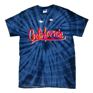 Cool California Script Logo Tie-Dye T-Shirt