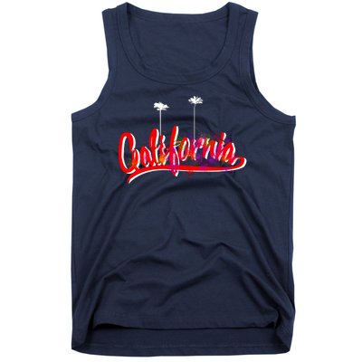 Cool California Script Logo Tank Top