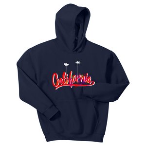 Cool California Script Logo Kids Hoodie