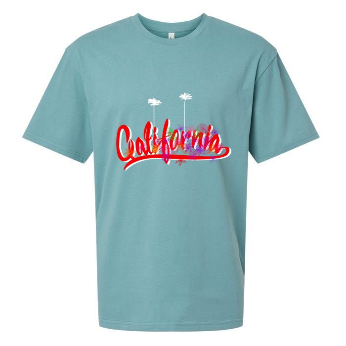 Cool California Script Logo Sueded Cloud Jersey T-Shirt