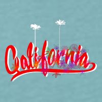 Cool California Script Logo Sueded Cloud Jersey T-Shirt