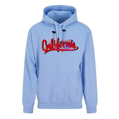 Cool California Script Logo Unisex Surf Hoodie