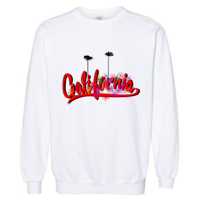 Cool California Script Logo Garment-Dyed Sweatshirt