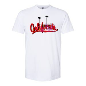 Cool California Script Logo Softstyle CVC T-Shirt