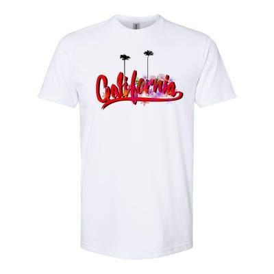 Cool California Script Logo Softstyle CVC T-Shirt