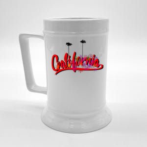 Cool California Script Logo Beer Stein