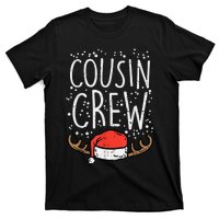 Cousin Crew Santa Hat Reindeer Christmas Family Pajamas PJ T-Shirt