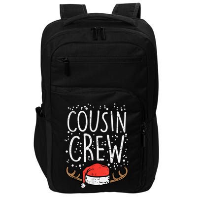 Cousin Crew Santa Hat Reindeer Christmas Family Pajamas PJ Impact Tech Backpack