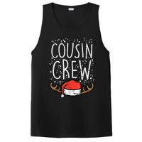 Cousin Crew Santa Hat Reindeer Christmas Family Pajamas PJ PosiCharge Competitor Tank