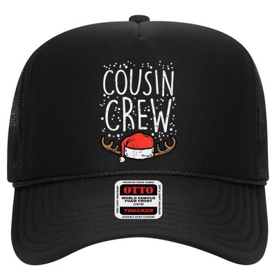 Cousin Crew Santa Hat Reindeer Christmas Family Pajamas PJ Trucker Hat