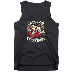 Christmas Cat Santa Cat Lover Christmas Cats For Everybody Tank Top