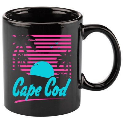 Cape Cod Sunset 11oz C Handle Ceramic Mug