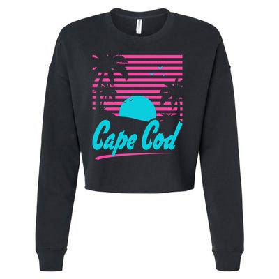 Cape Cod Sunset Cropped Pullover Crew