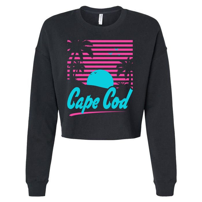 Cape Cod Sunset Cropped Pullover Crew