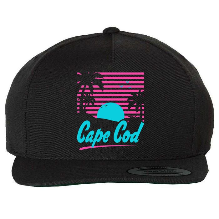 Cape Cod Sunset Wool Snapback Cap