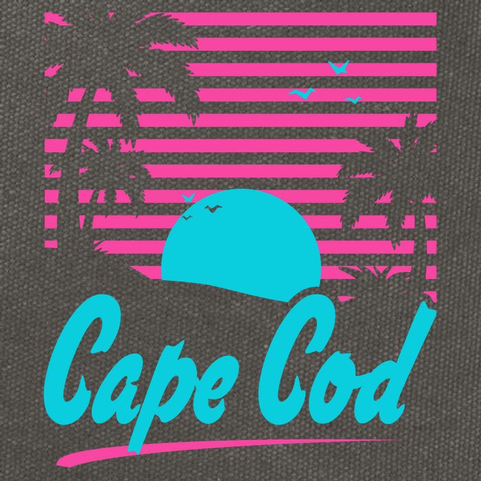 Cape Cod Sunset Cotton Canvas Backpack