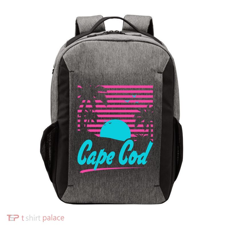 Cape Cod Sunset Vector Backpack