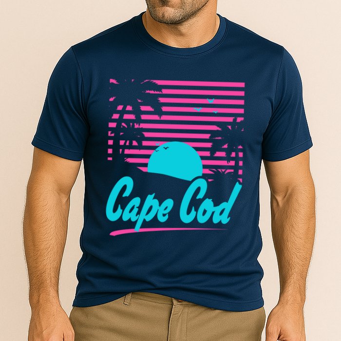 Cape Cod Sunset Cooling Performance Crew T-Shirt