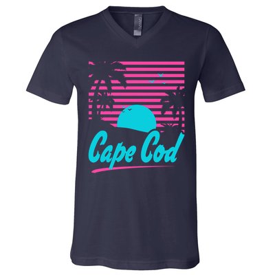 Cape Cod Sunset V-Neck T-Shirt