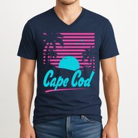 Cape Cod Sunset V-Neck T-Shirt