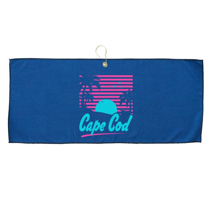 Cape Cod Sunset Large Microfiber Waffle Golf Towel