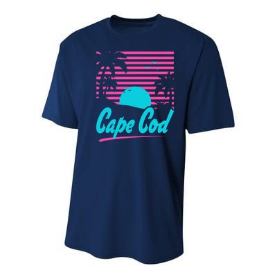 Cape Cod Sunset Youth Performance Sprint T-Shirt