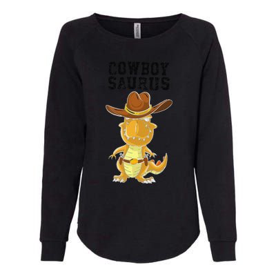 Cool Cow Saurus Funny Western Rodeo Dinosaur Lover Gift Womens California Wash Sweatshirt