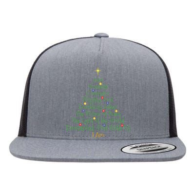 Christian Christmas Shirts Bible Names Of Jesus Tree Shaped Flat Bill Trucker Hat