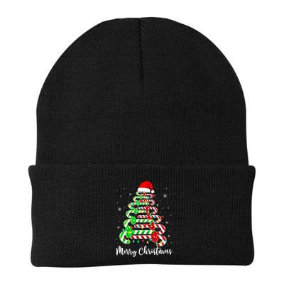 Candy Cane Santa Hat Funny Xmas Tree Merry Christmas YAll Beanie