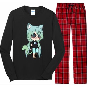 Cute Chibi Style Kawaii Anime Girl Chloe Chan The Tomboy Long Sleeve Pajama Set