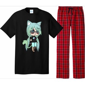 Cute Chibi Style Kawaii Anime Girl Chloe Chan The Tomboy Pajama Set