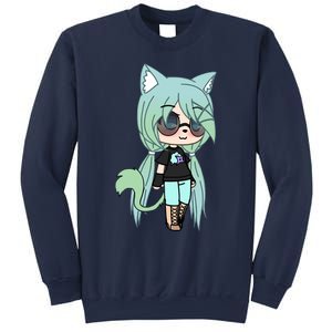 Cute Chibi Style Kawaii Anime Girl Chloe Chan The Tomboy Sweatshirt