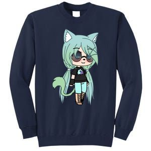 Cute Chibi Style Kawaii Anime Girl Chloe Chan The Tomboy Tall Sweatshirt