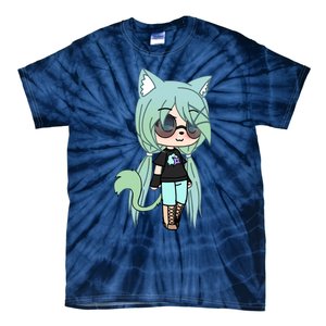 Cute Chibi Style Kawaii Anime Girl Chloe Chan The Tomboy Tie-Dye T-Shirt